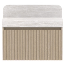Harper 835mm Wall Hung Single Vanity with Solid Surface Countertop